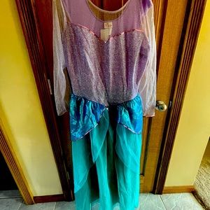 NWT DISNEY LARGE ADULT MERMAID COSTUME DRESS